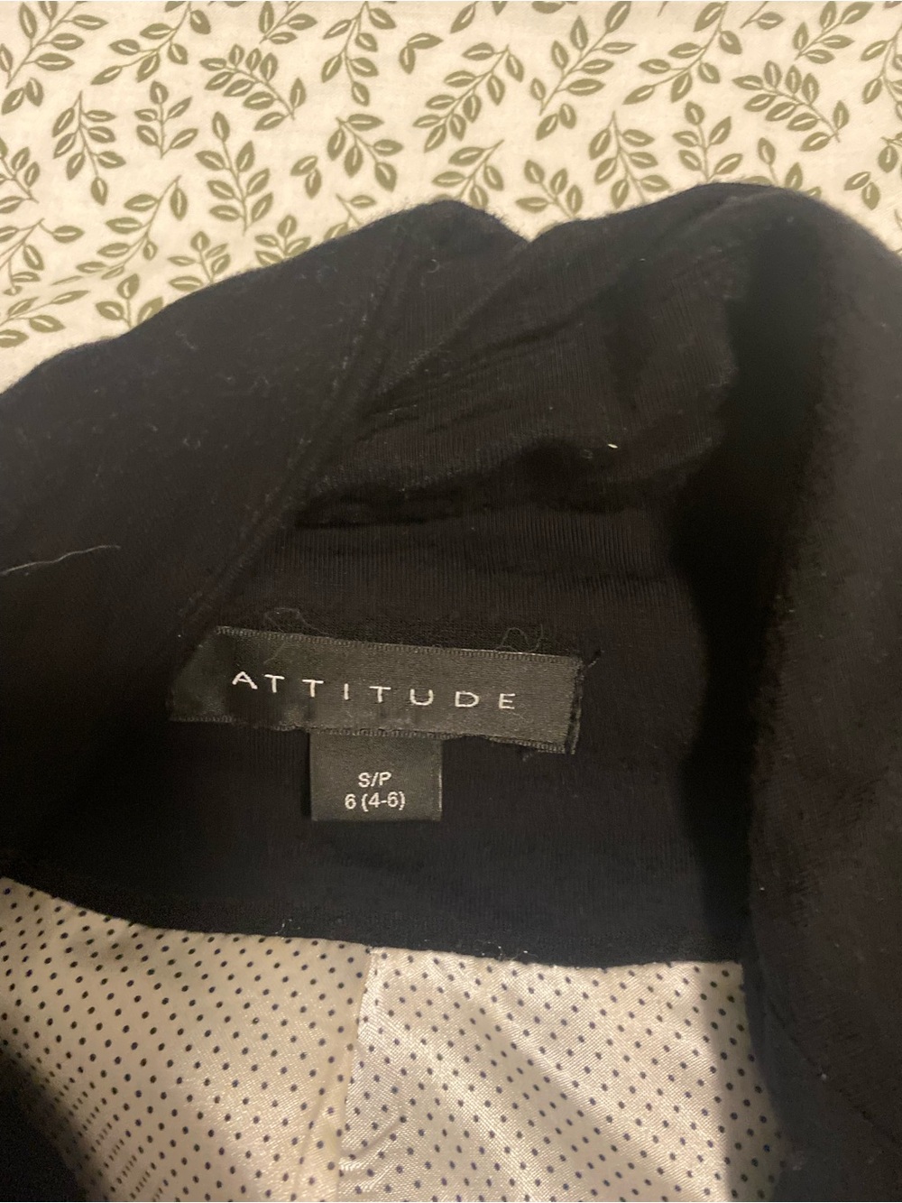 ATTITUDE Black Blazer